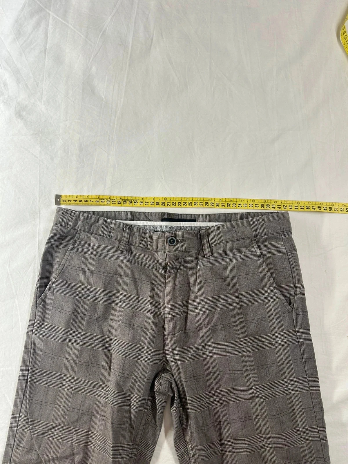 Zara man plaid chinos – photo 5
